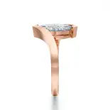 Pierścionek z markizą różowe złoto SBP_023